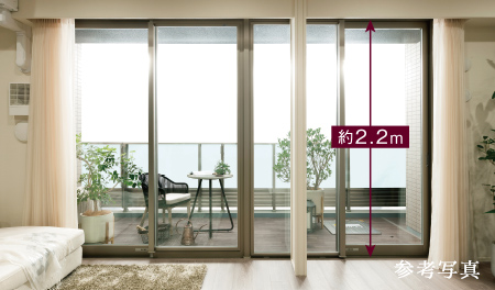 Point１:ハイサッシ 参考写真