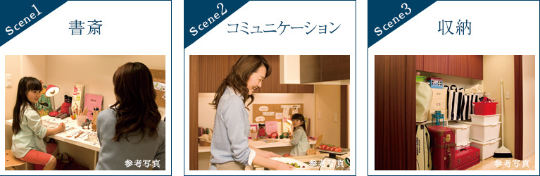 Point3:コミュニケーションライブラリー  参考写真