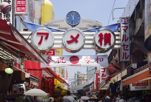 上野アメヤ横丁商店街（約780ｍ・徒歩10分）