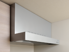 ホーロー整流板付レンジフード