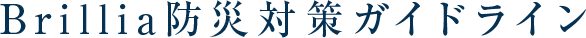Brillia防災対策ガイドライン