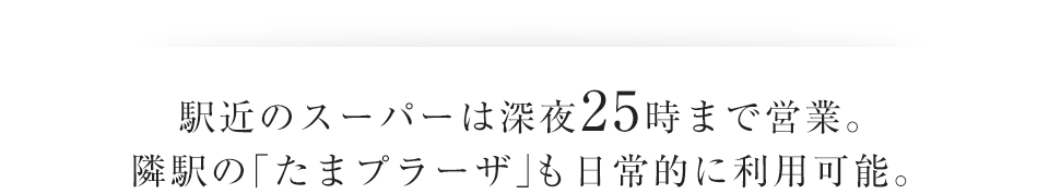 �w�߂̃X�[�p�[�͐[��25���܂ŉc�ƁB�׉w�́u���܃v���[�U�v������I�ɗ��p�\�B